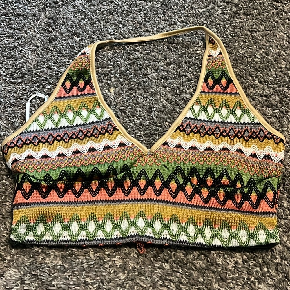 Cropped hippe tank top